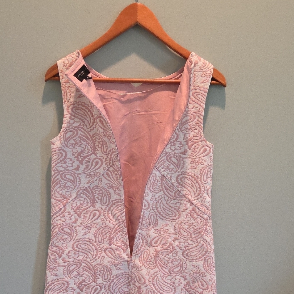 Victoria Beckham For Target Limited Release Pink Jacquard Sleeveless Dress XS - Picture 11 of 16